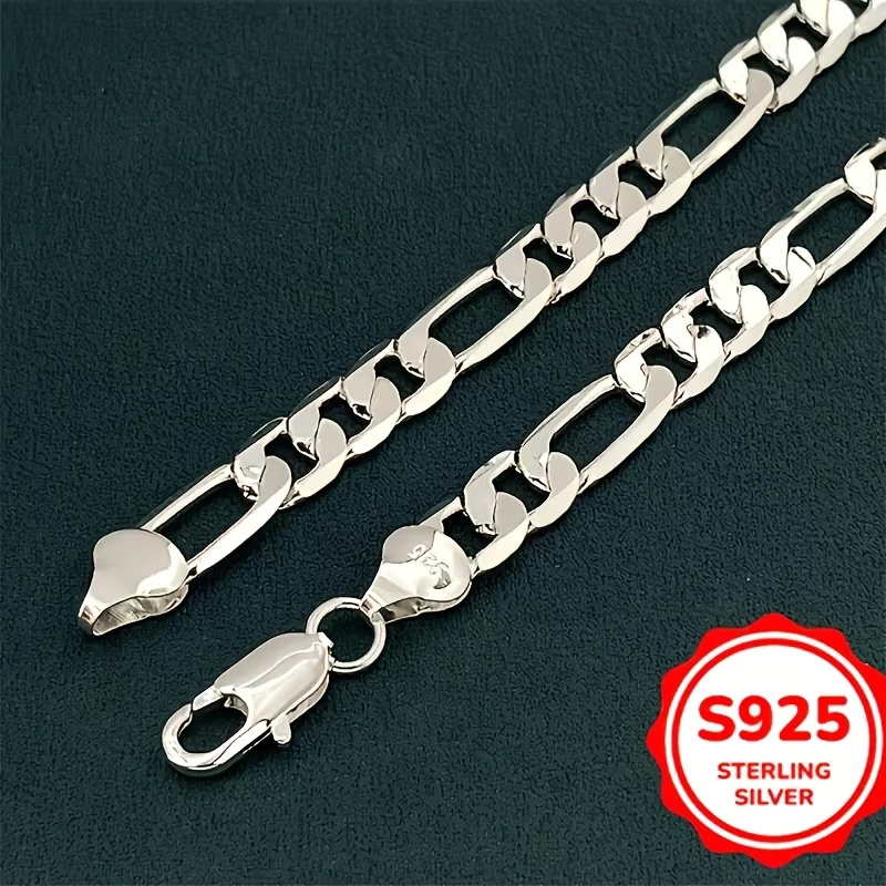 Lobster Clasp Silver - Оптовая продажа мужских серебряных ожерелий 925