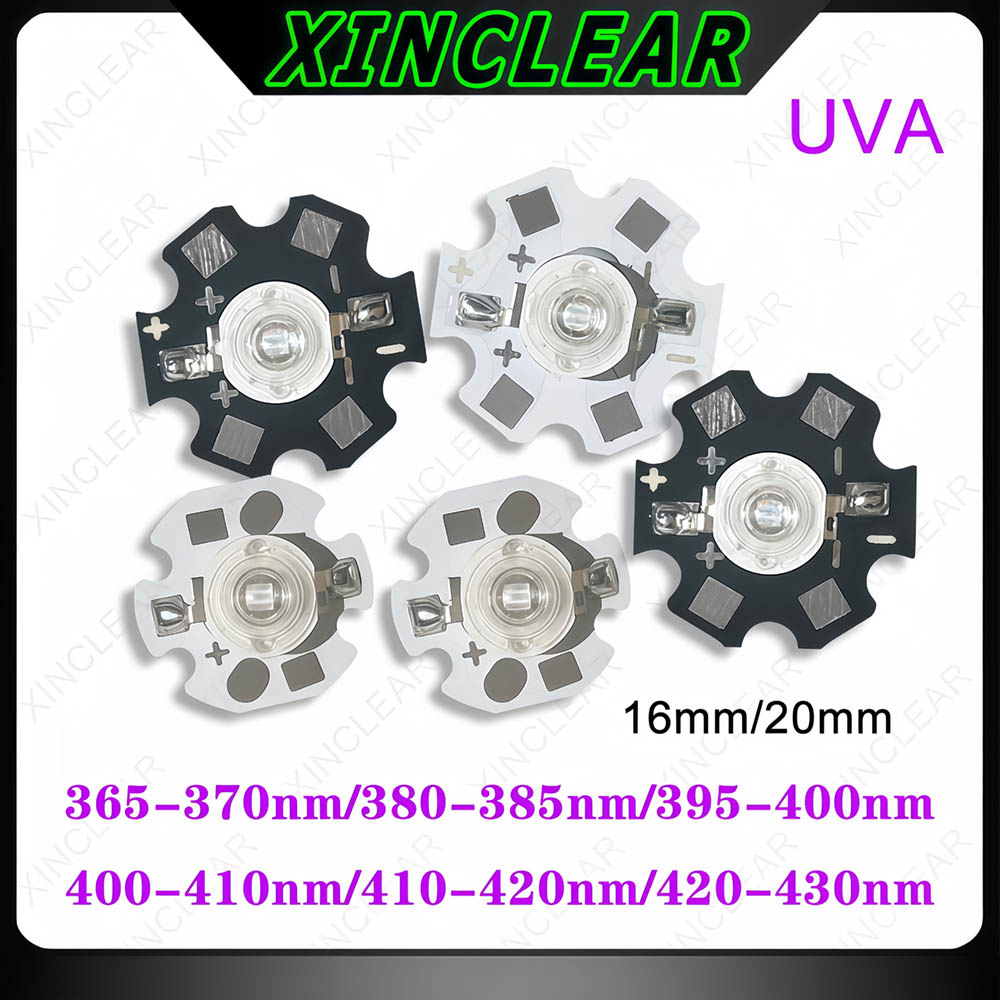 Jewelry Making Board - Светодиодные чипы UVA 3W, 370-430 нм,