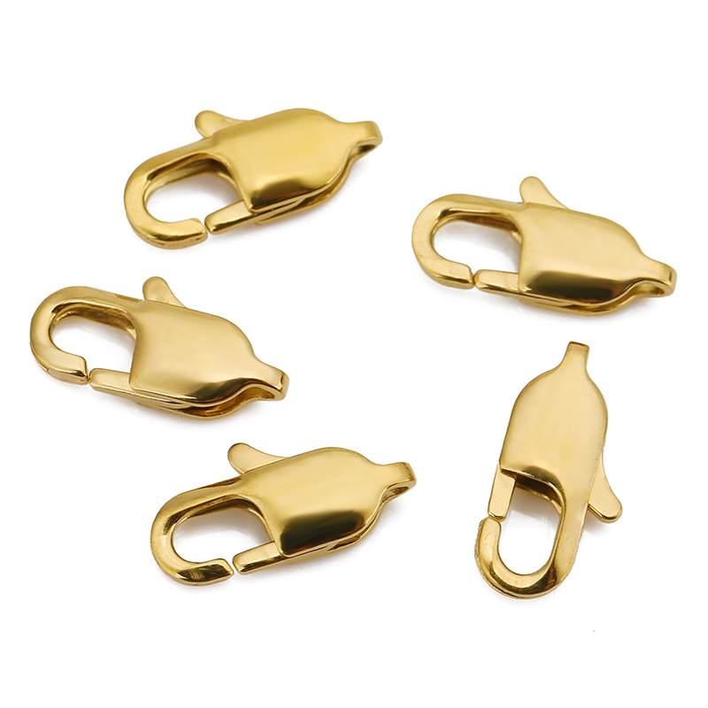 10 шт., высококачественные зол – обзор и цена Lobster Clasp Silver