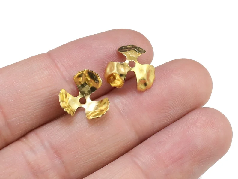100 шт. латунных колпачков для – обзор и цена Jewelry Making Gemstones