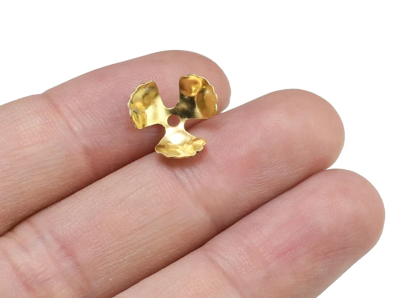 100 шт. латунных колпачков для – обзор и цена Jewelry Making Gemstones