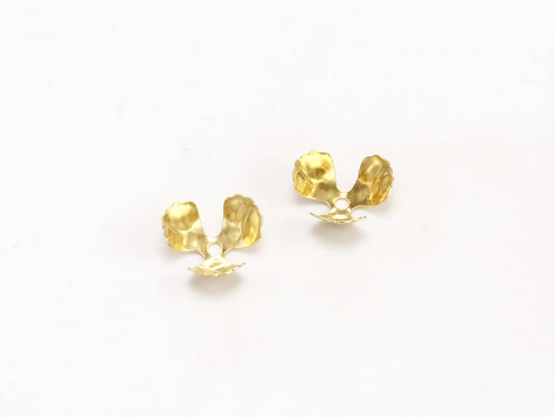 100 шт. латунных колпачков для – обзор и цена Jewelry Making Gemstones