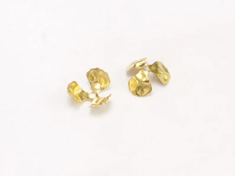 100 шт. латунных колпачков для – обзор и цена Jewelry Making Gemstones